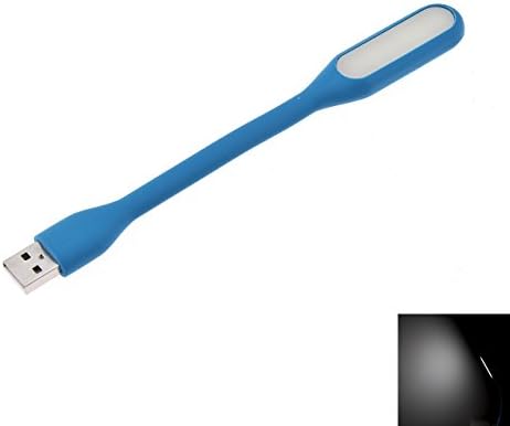 iWG® Pack of 5 Mini USB LED Light 1.2W DC5V 50LM,Portable Flexible Led Lamp with USB,for powerbank PC Laptop Notebook Computer keyboard Reading Lamp (Blue)