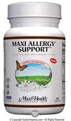 Maxi Health Kosher Maxi Allergy Support - 180 MaxiCaps