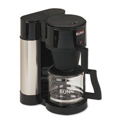 10-Cup Professional Home Coffee Brewer, Stainless Steel, Black