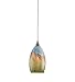 Geologic 1-Light Pendant In Satin Nickel