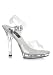 Women's 5 Inch Stiletto Heel Ankle Strap Platform Sandal
