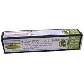 RSVP International BIO6 Biodegradable Plastic Bags 50-ct.