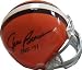 Autographed Jim Brown Mini Helmet