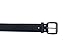 Wolverine Men's Black Smooth Belt With Gunmetal Roller Buckle Belt, Black,38