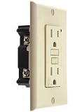 Leviton 15-Amp-125 Volt Smartlock Pro GFCI Monochromatic Receptacle