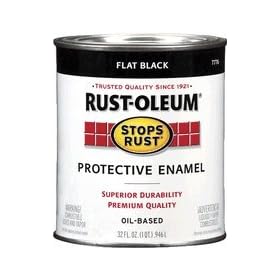 Rust-Oleum 1/2Pt Red Stops Rust 7762730 Anti-Rust Enamels