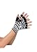 Acrylic Fingerless Sexy Gloves With Skull And Crossbones Design
