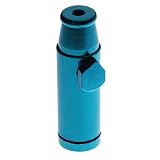 Blue Metal Snuff Bullet Rocket Snorter