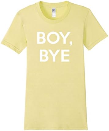 Women's Boy Bye T-Shirt Sorry Lemonade Small Lemon