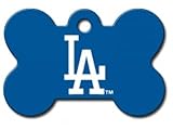 MLB LA Dodgers Baseball Large Bone ID Tag