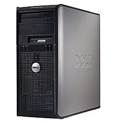 COMPUTER DELL,OPTIPLEX 760,MT,INTEL CORE 2 DUO E8400,3.0GHZ,4GB,250GB,DVD/RW,WIN VISTA HOME BASIC