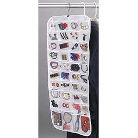 Whitney Design 80-Pocket Ultra Jewelry Organizer, White