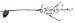GKI Bethlehem Lighting 35 Clear Micro Light Blossom Branch, White