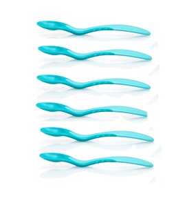 Childrens Toyshop   : Tommee Tippee Weaning Spoons - Blue