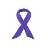Purple Ribbon Awareness Tac Lapel Tie Pin - Relay for Life, Alzheimers, Lupus, Cancer, Domestic Violence