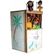 Beka Floor Theater Puppet Stage, Marker Board Surfaces, Puppet Rack
