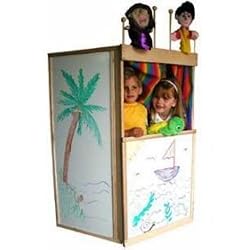 Beka Floor Theater Puppet Stage, Marker Board Surfaces, Puppet Rack