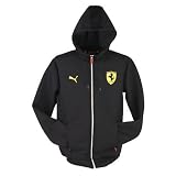 Puma Ferrari Black Hooded Track Jacket