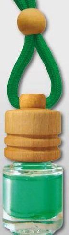 détail désodorisant, parfum voiture little bottle pomme