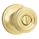 Kwikset 730CN 3 CP Cameron Bed/Bath Knob, Polished Brass