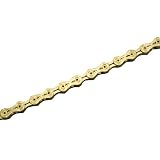 KMC 10スピード用軽量チェーン X10SL/112LINK Tiゴールド