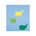 Flensted Mobiles - Flensted Happy Whales, Black-Gray Mobile