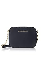 Michael Kors Bandolera Jet Set Large Saffiano Crossbody (Azul Noche)