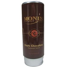 Monin Gourmet Sauces Dark Chocolate Sauce 12 Ounce