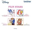 Brother "Film Stars" Disney Emb. Card FREE SHIPPING!