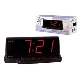 'Prelude' 1.8" Jumbo Red Led Alarm Clock