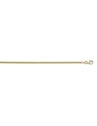 14KT Yellow Curb 2.4mm Bracelets Length = 18