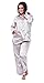Up2date Fashion Womens Satin Pajama Set with Piping