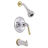 Danze 1Handle Trim Tub & Shower Set, Chrome/Polished Brass