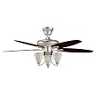 Malus Click-In Ceiling Fan Nickel (52")