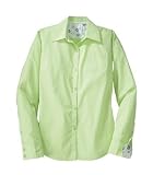 District Threads - Ladies Brushed Cotton Shirt with Pocket Faded Lime1X