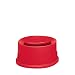 San Jamar KA3244 Katchall Rugged Round Retriever, 24" Diameter x 9" Height, Red, For 32 and 44 Gallon Waste Can