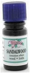 Tiferet Aromatherapy: Blue Glass Aromatic Oils, Sandalwood Mysore 5 ml by Tiferet Aromatherapy