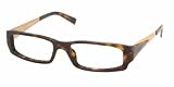 Prada PR04LV 2AU1O1 Eyeglasses Havana Frame Size 5016135