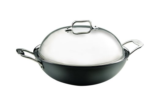 Emeril Hard Anodized Wok with Stainless Steel Lid