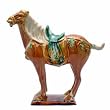 Beautiful Ceramic Tang Horse - 12 1/2"