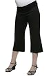Olian Twill Rolldown Capri Maternity Pant Olian Twill Rolldown Capri Maternity Pant