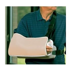 Shoulder Immobilizer with Contoured Arm Wedge and Body Strap - X-Large