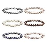 Setof6MultiColorCulturedPearlBracelets