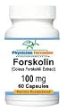 Forskolin (Coleus Forskohlii) Extract Supplement 100 Mg, 60 Capsules - Endorsed by Dr. Ray Sahelian, M.D.