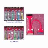 ATA 133 Round Colour and UV Reactive IDE Cables 48cm Silver