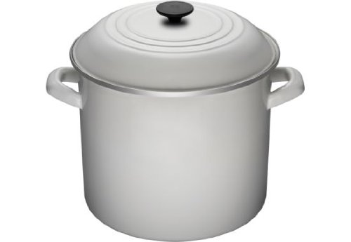 Le Creuset Enamel-on-Steel 16-Quart Stockpot White