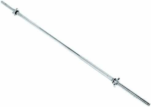 CAP Barbell Standard 1-Inch Threaded Bar with Collars