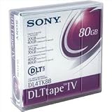 SONY DLTTAPE IV TAPE CARTRIDGE - DATA CARTRIDGE - DLT DLTTAPEIV - 40 GB (NATIVE)/80 GB (COMPRESSED) DLT 8000, 35 GB (NATIVE)/70 GB (COMPRESSED) DLT 7000 - 557 M STORAGE (DL4TK88/WW)