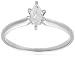 10k Choice of White or Yellow Gold Marquise Solitaire Diamond Engagement Ring (1/4 ct, J-K Color, I2-I3 Clarity)