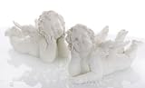 Eigenschaften HDG  / ENGEL PUTTE LIEGEND 2er SET GARTEN SKULPTUR 21 CM ROMANTIK DEKO
